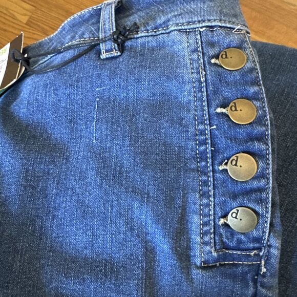 D.Jeans Womens Size 10 Recycled  Denim Jeans High Waist Straight Leg Ankle - Picture 5 of 11